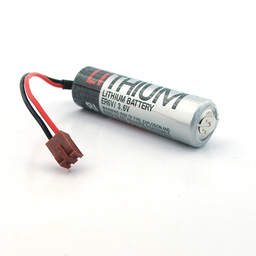 แบตเตอรี่ TOSHIBA ER6VCT CS1W-BAT01 OMRON 3.6V 2400mAh Lithium PLC Industrial Battery w/Plug (ก้อนละ)