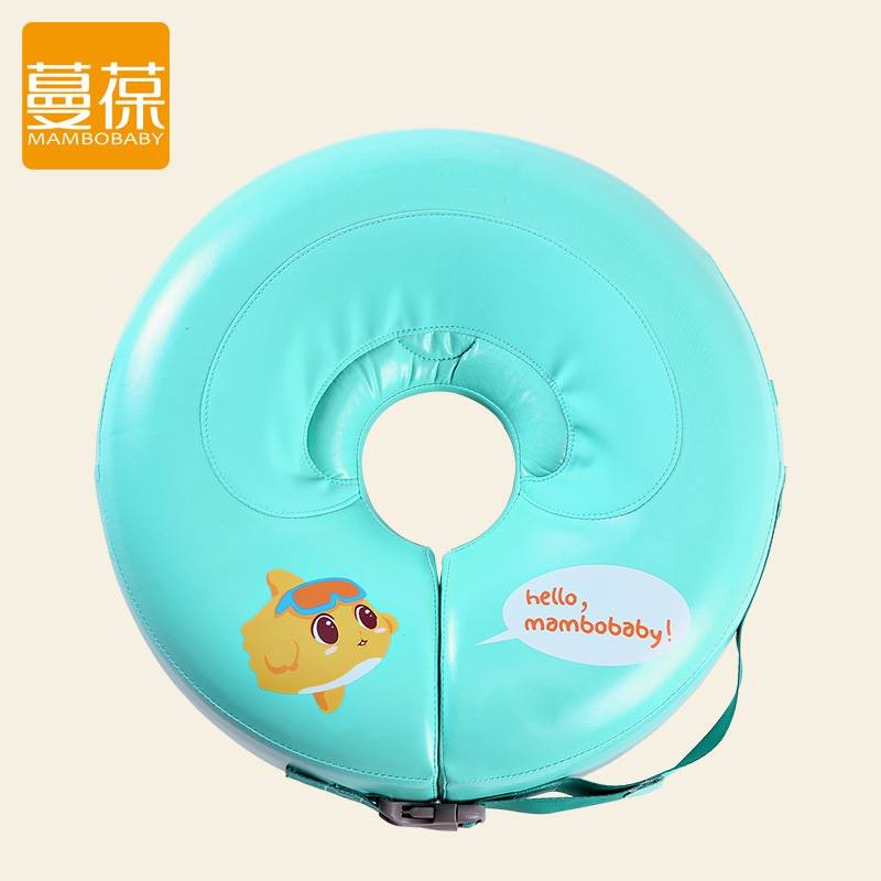 ห่วงยางสวมคอสำหรับทารกและเด็กเล็ก Mambo Baby Safety Swimming Neck Ring (Blue)