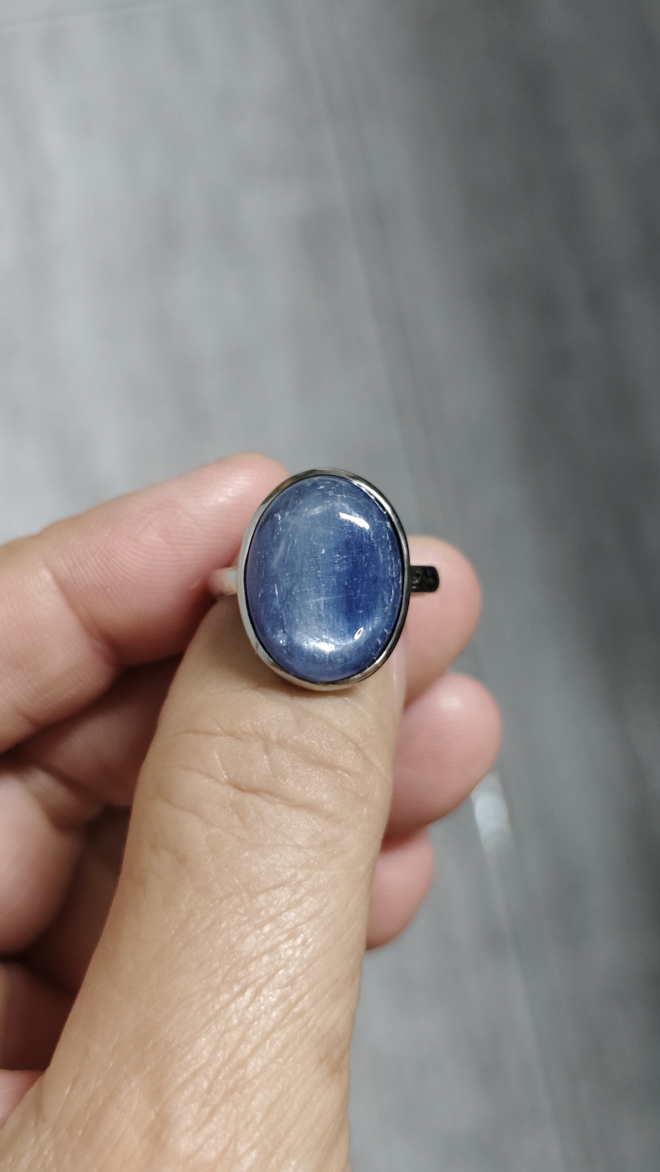 #แหวนหินคยาไนต์ ไซส์55 รหัสR-0045