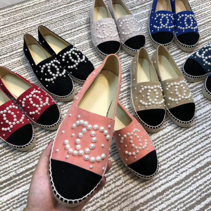 รองเท้า cn flat espadrilles lamb skin 34-42