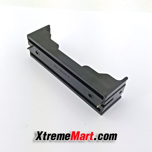 รางแบตเตอรี่แบบขาลง PCB สำหรับแบตเตอรี่ 18650 Battery Case Holder CB-18650-PC2 (ชิ้นละ)