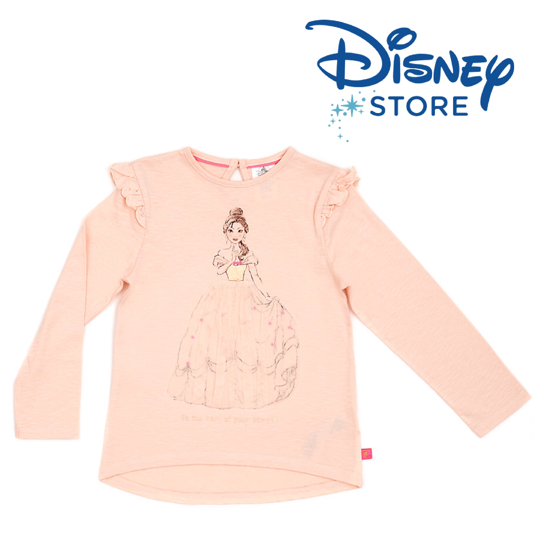เสื้อแขนยาวสำหรับเด็ก Disney Blush Top for Kids - Belle Beauty & the Beast