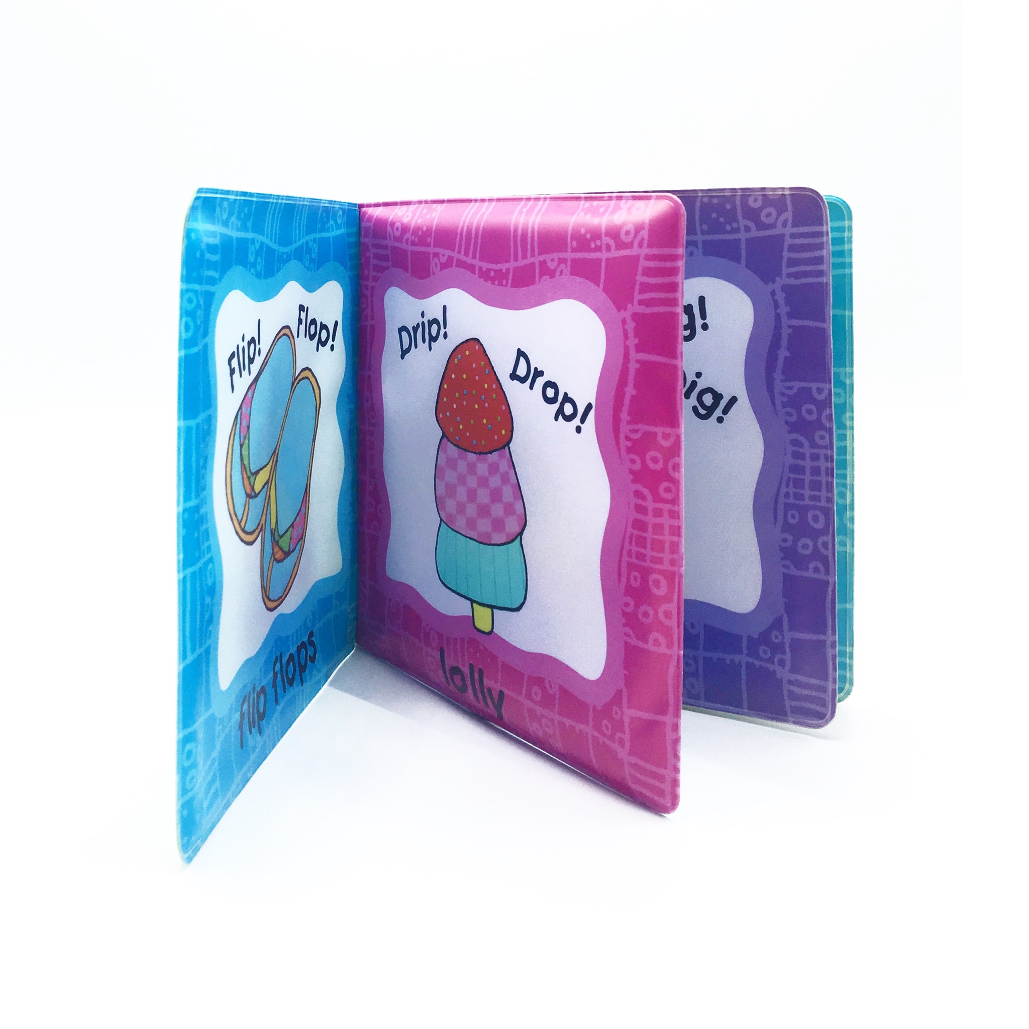 หนังสือนุ่มนิ่มสำหรับเวลาอาบน้ำแสนน่ารัก Splish! Splash! Book