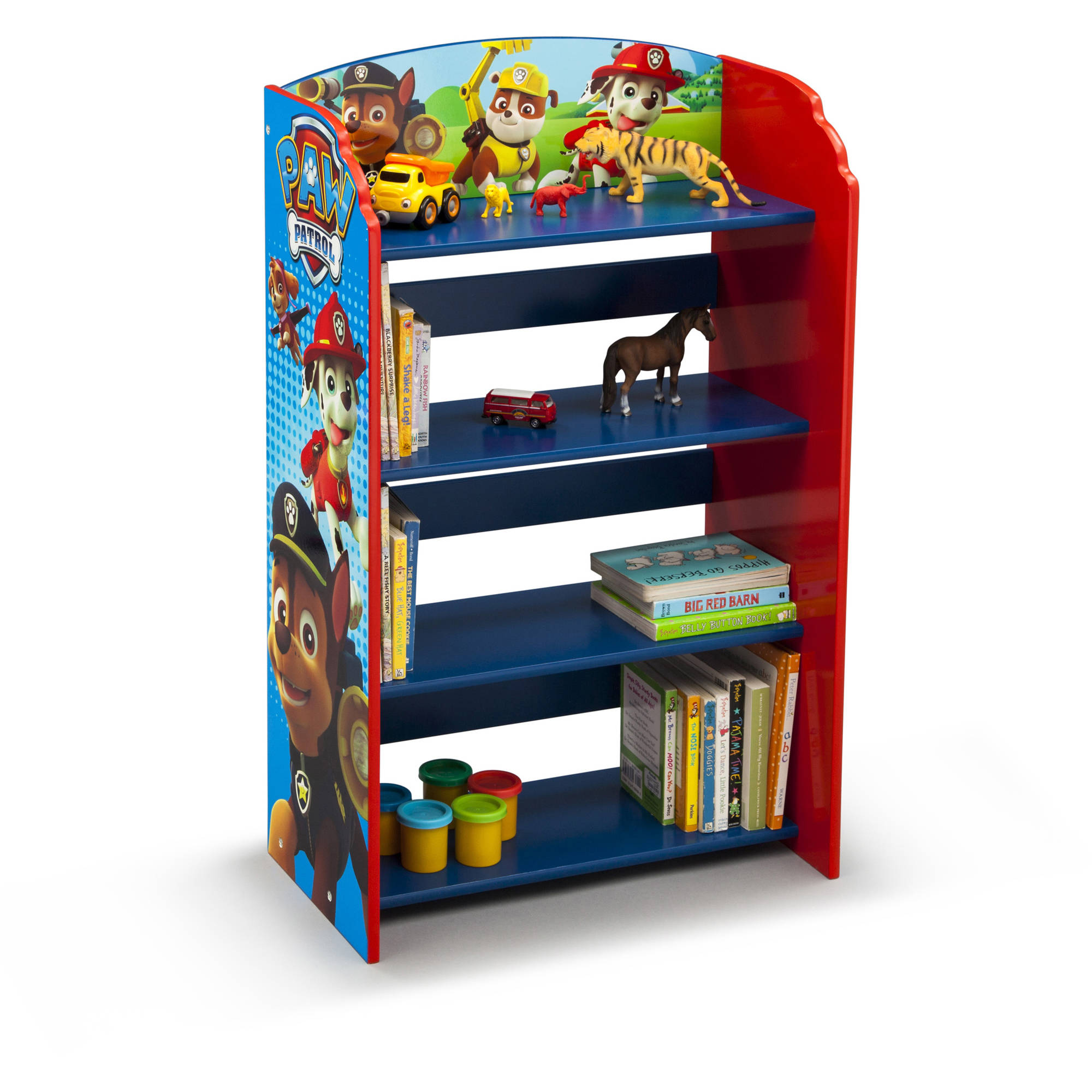 ชั้นวางหนังสือไม้แสนน่ารัก Delta Children Bookshelf (PAW Patrol)