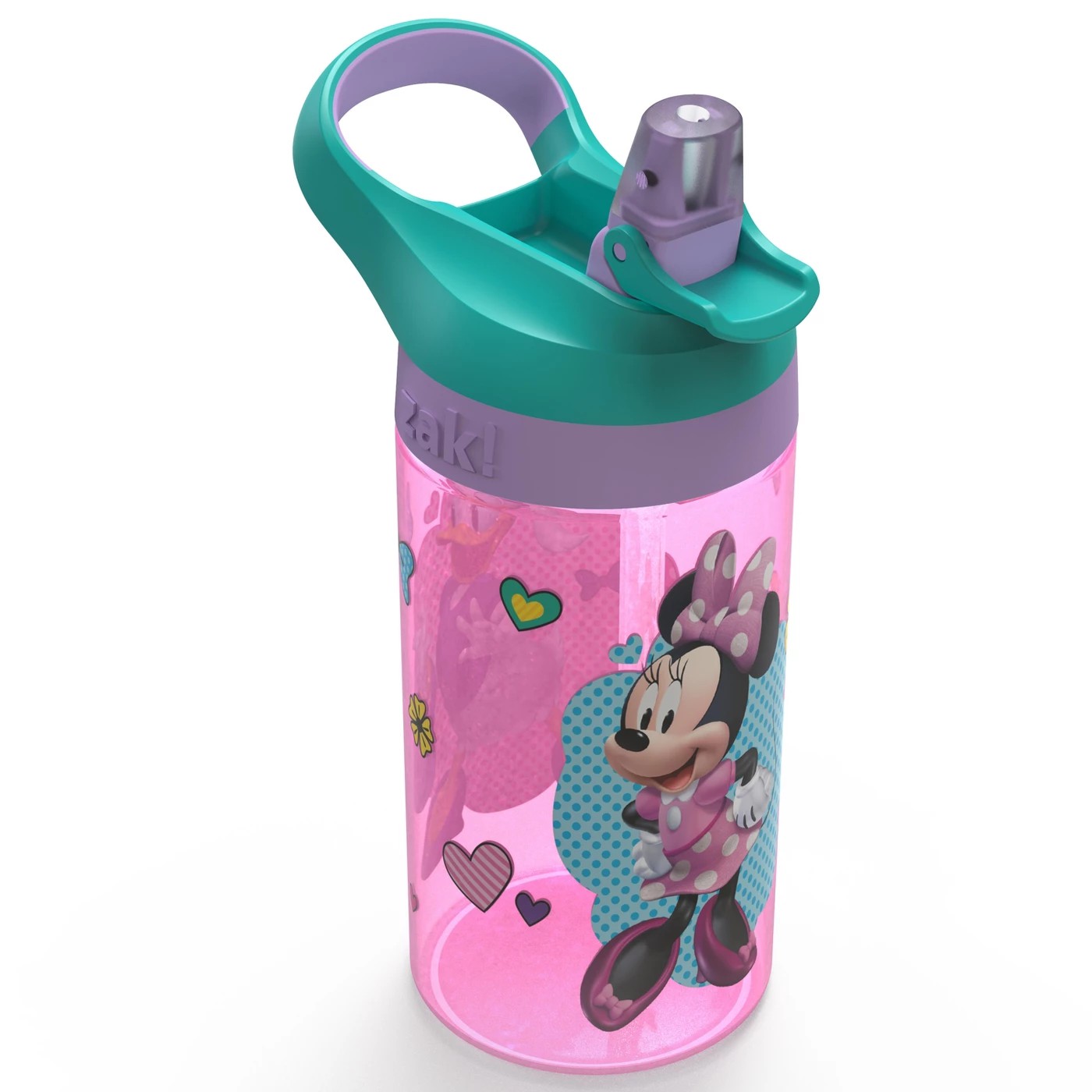 กระติกน้ำพร้อมหลอดดื่มสำหรับเด็ก Zak! 16 Oz. Minnie Mouse Water Bottle with Straw