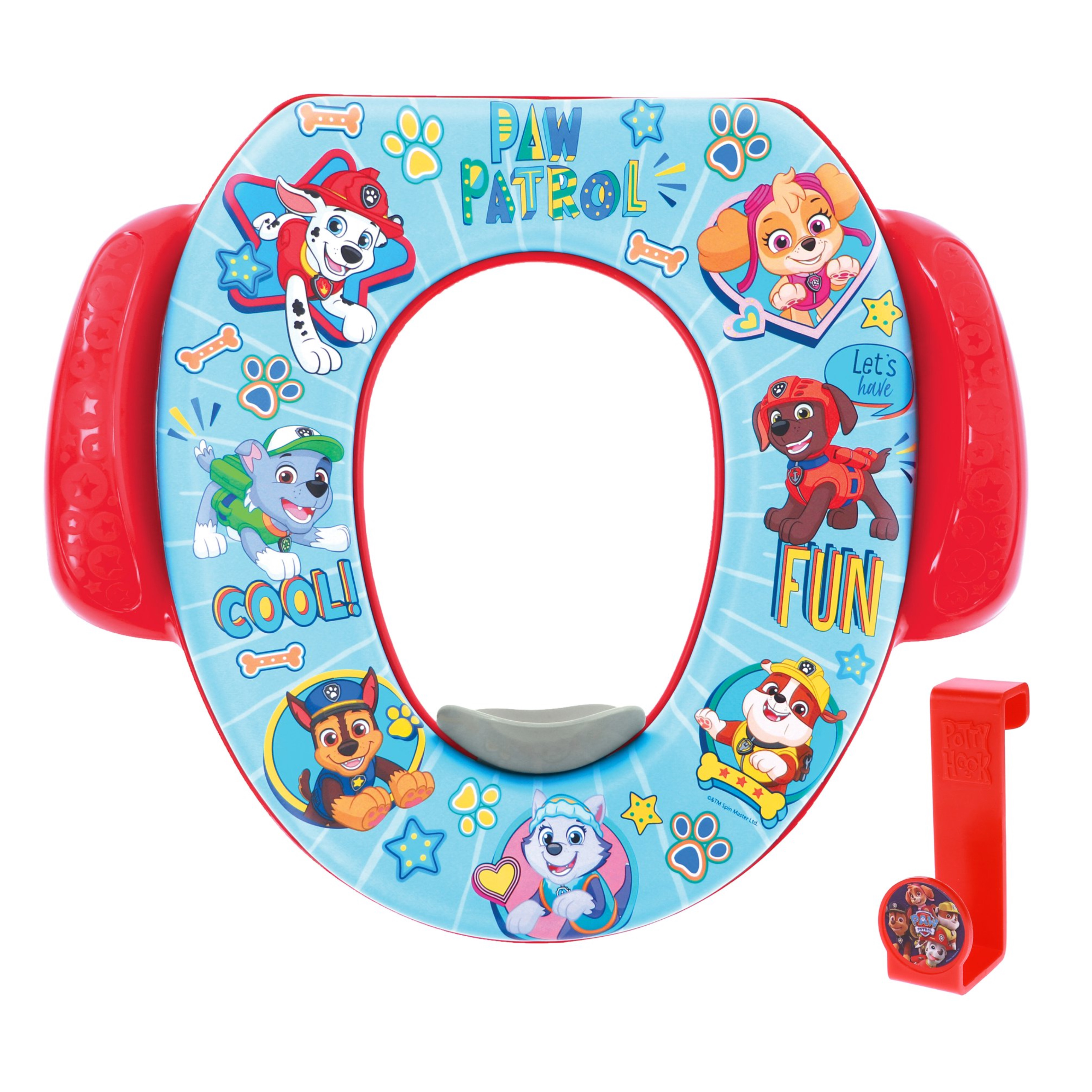 อุปกรณ์รองนั่งชักโครกสำหรับเด็ก Ginsey Paw Patrol "Let's Have Fun" Soft Potty Seat