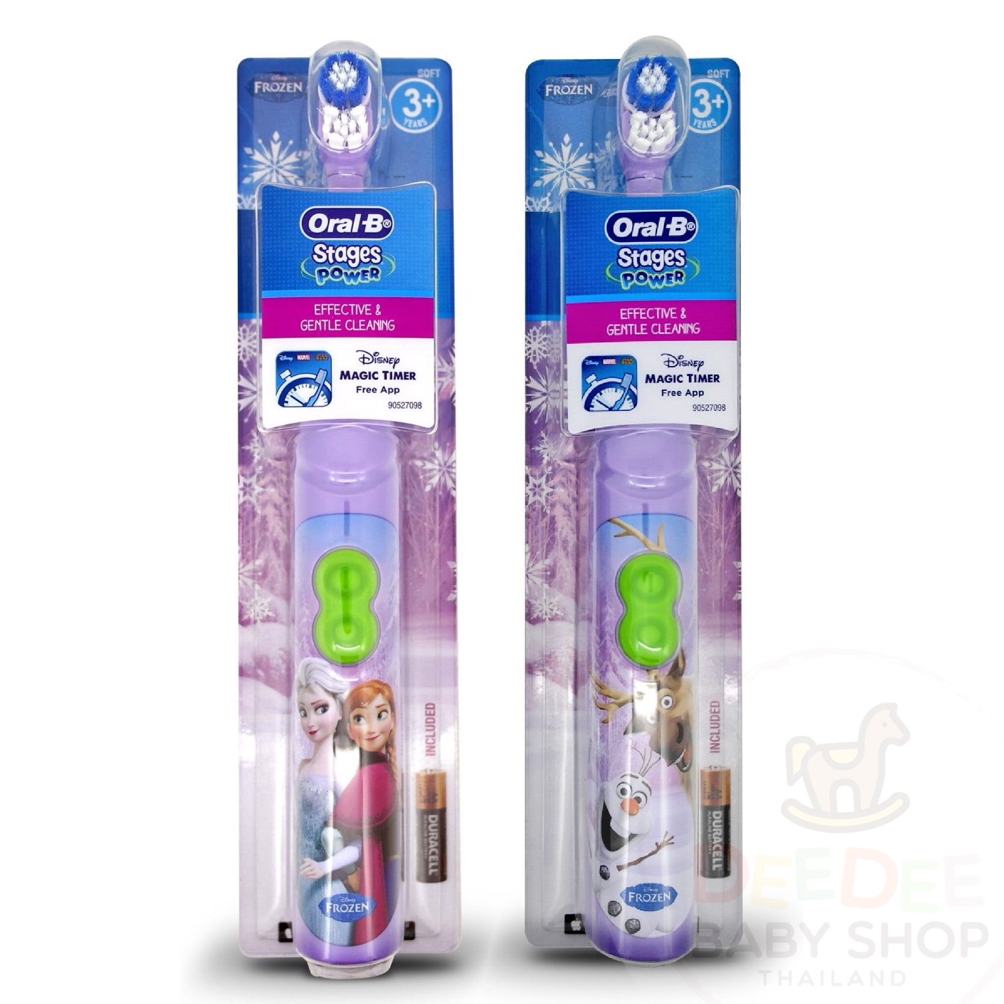 แปรงสีฟันอัตโนมัติสำหรับเด็ก Oral-B Frozen Pro-Health JR. Battery Toothbrush