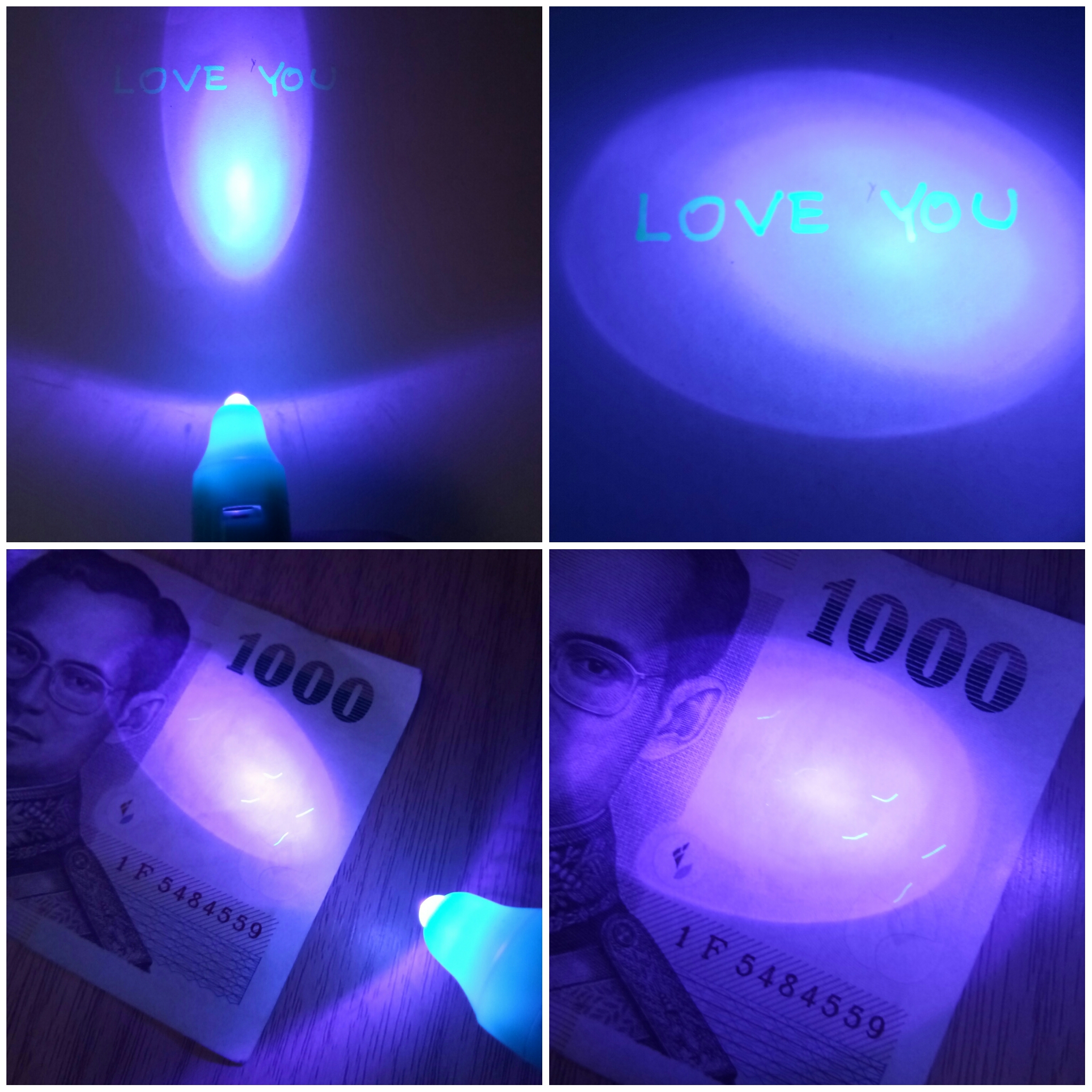 ปากกาเช็คแบงค์ธนาบัตรปลอม