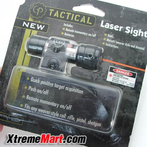 เลเซอร์ติดปืน CenterPoint Tactical Firearm Quick Acquisition Red Laser Sight with Accessories