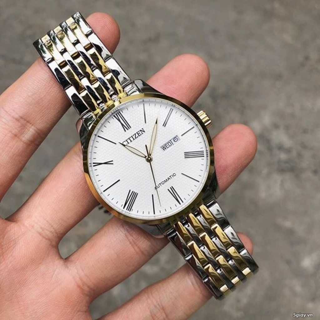 Citizen Men's NH8354-58A Silver Stainless-Steel Japanese Automatic Dress Watch