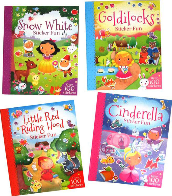 ชุดกระเป๋ากิจกรรมสำหรับเจ้าหญิงตัวน้อย Sticker & Activity Pack - Fairy Tales