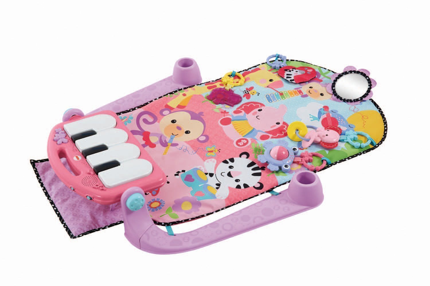 เพลย์ยิมเสริมพัฒนาการ Fisher-Price Kick 'n Play Piano Gym (Pink)