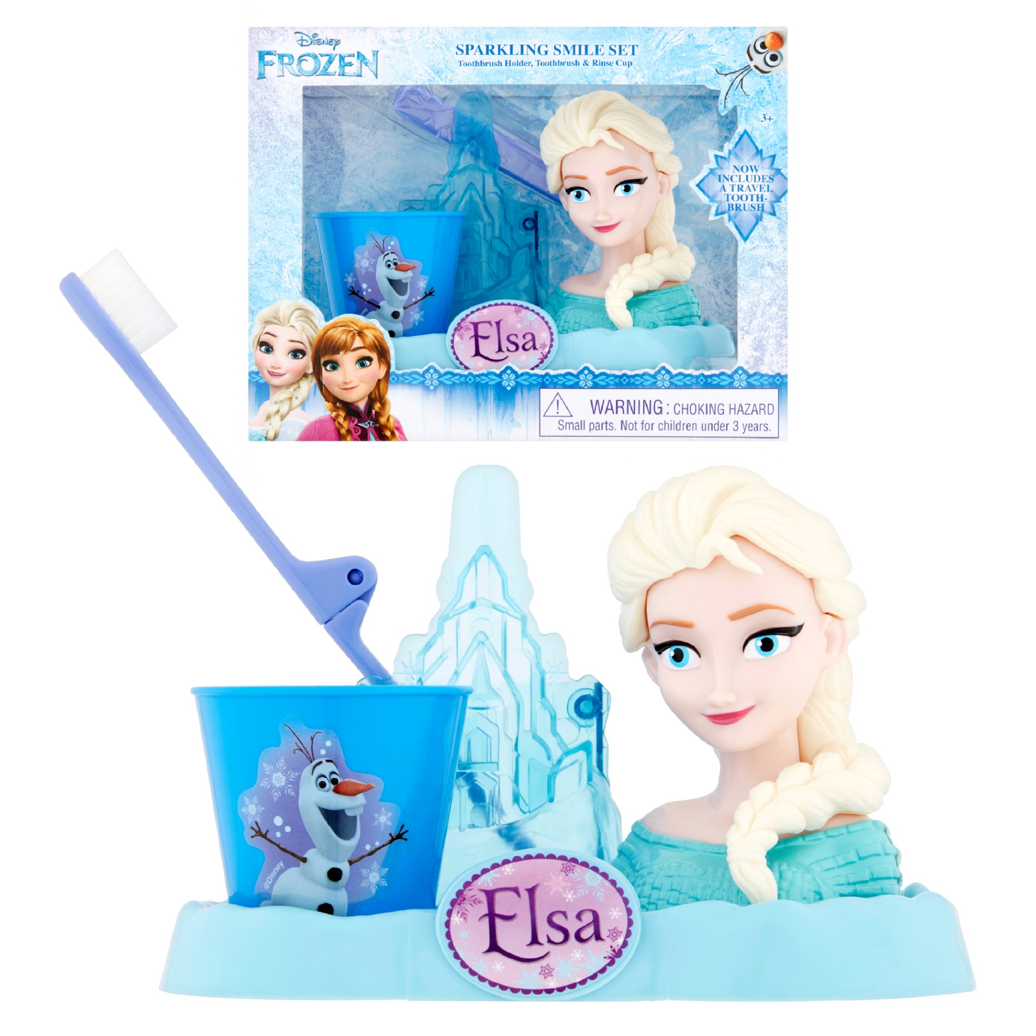 ชุดอุปกรณ์แปรงสีฟันสำหรับเด็ก GBG Disney Frozen Smile Set