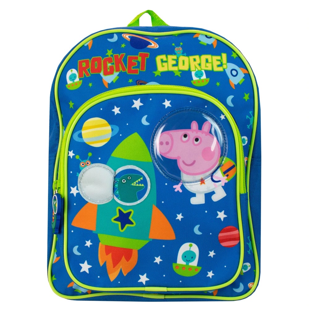กระเป๋าเป้สะพายหลังสำหรับเด็ก Character UK Space George Pig Backpack