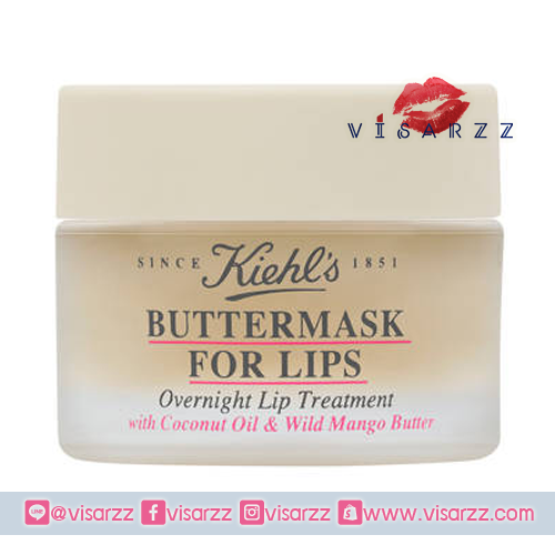 Kiehl's Buttermask for Lips Overnight Lip Treatment 10g ลิปมาสก์สูตรกลางคืน เพื่อการฟื้นบำรุงริมฝีปากอย่างต่อเนื่องตลอด 24 ชั่วโมงค่ะ