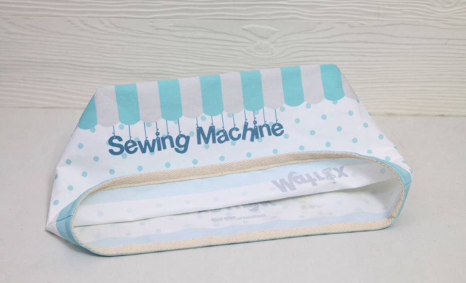 ผ้าพิมพ์ลาย สำหรับเย็บเป็นผ้าคลุมจักร และถุงใส่อุปกรณ์ (รุ่น TR1902)