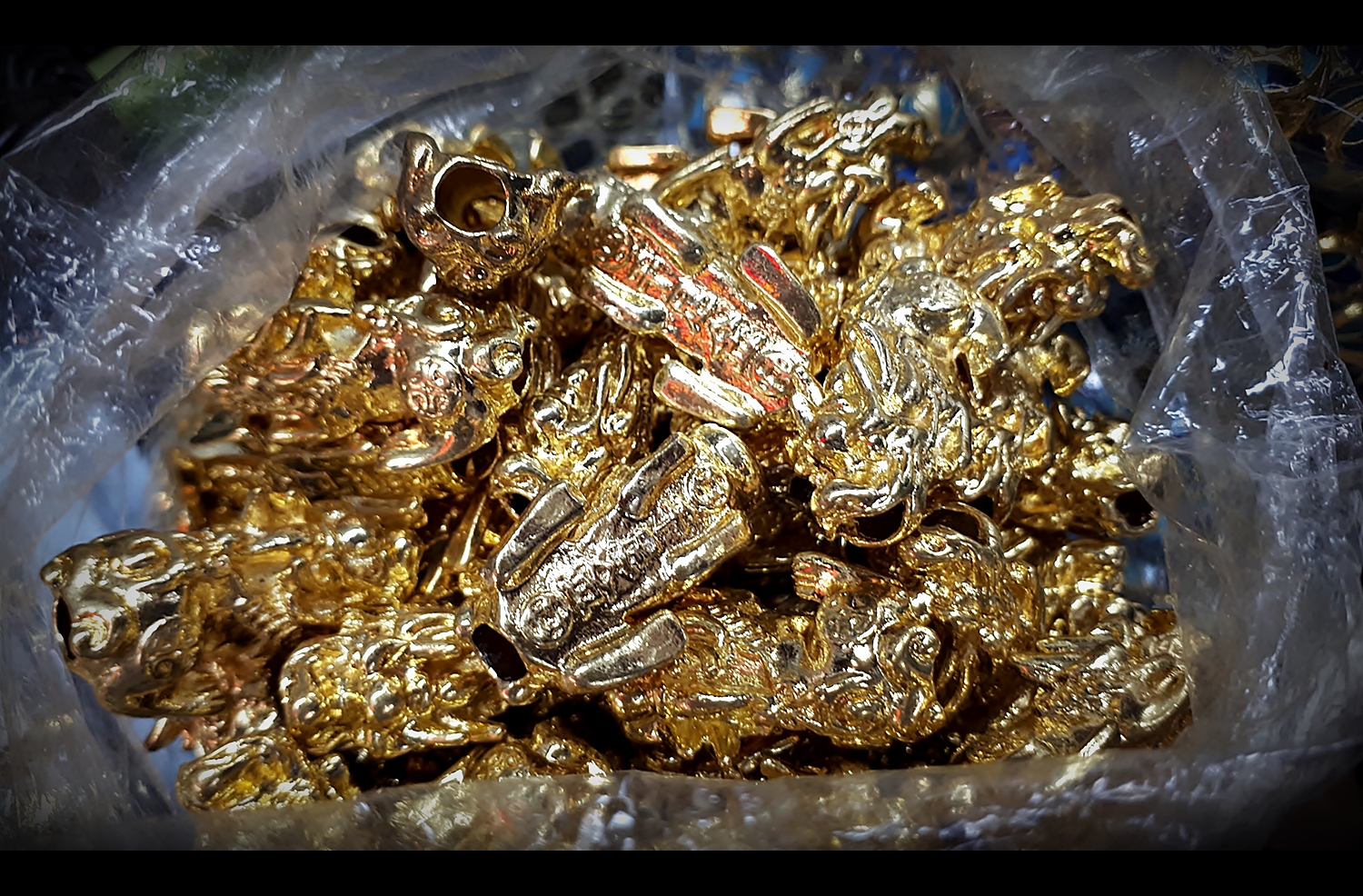 ปีเซียะ เนื้อโลหะทองเหลืองชุบทอง (ขายปลีก ขายส่ง)