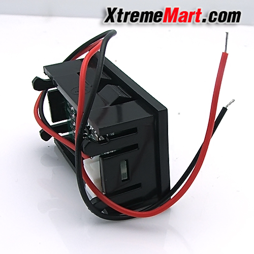 ตัววัดค่าแบตเตอรี่ แรงดัน V27D 0.56นิ้ว LED 3-Digit Voltmeter Meter Module (DC 2.5 - 30V)