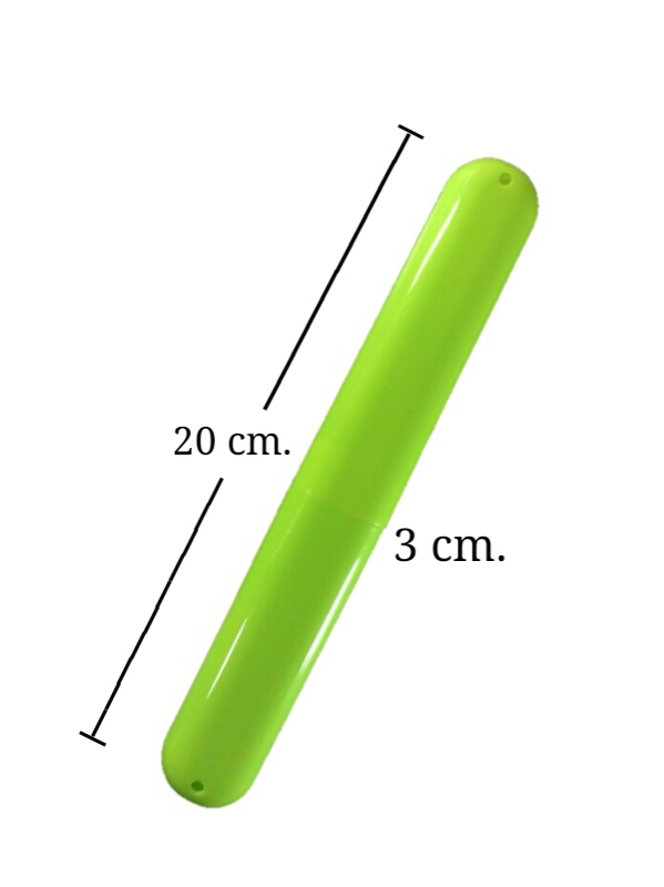 กล่องเก็บแปรงสีฟันแพค3คละสี