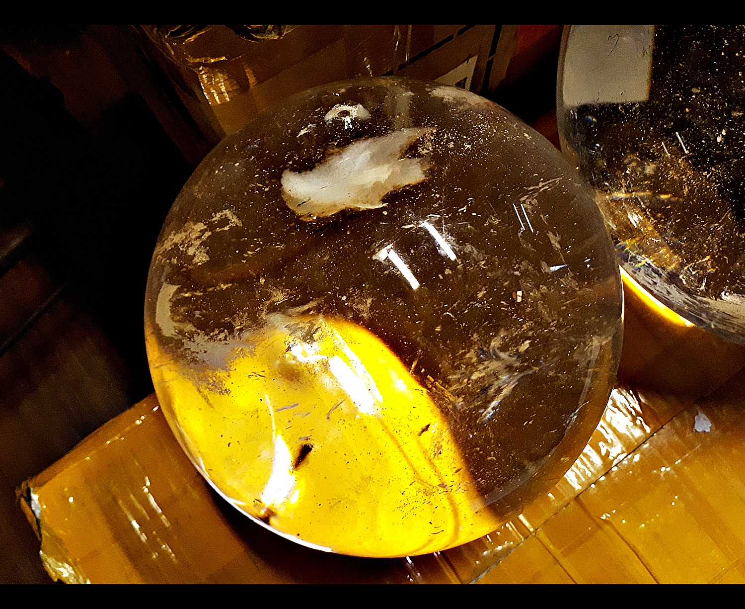 ลูกแก้ว ลายหิน