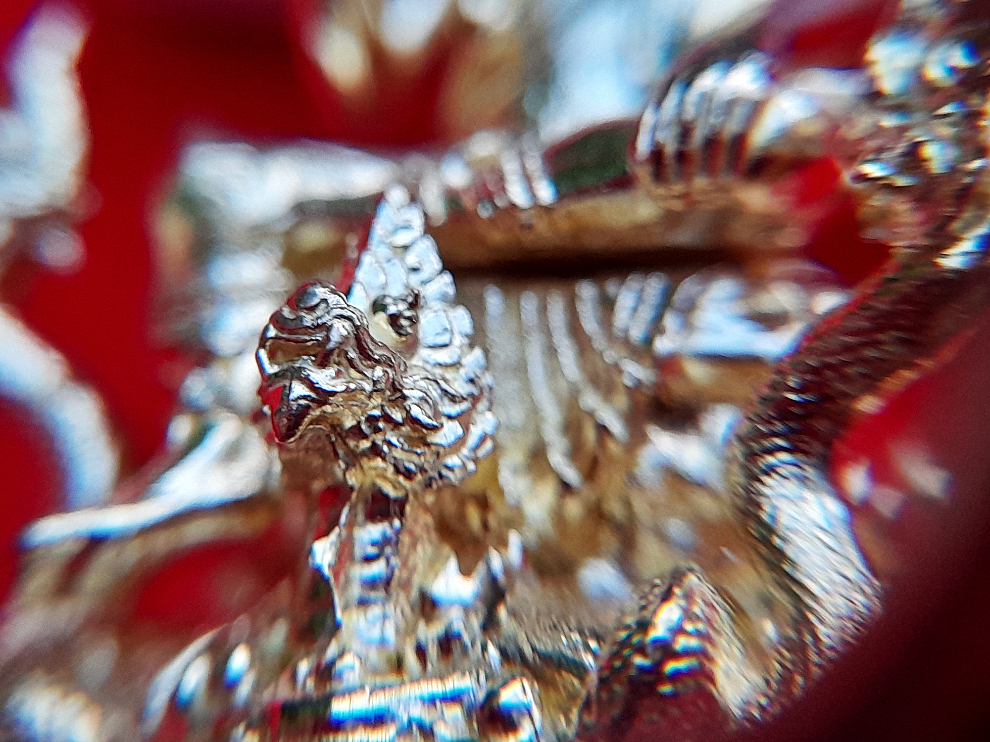 รูปหล่อ พ่อปู่ฤาษี พญานาค(ครูอาจารย์ของเหล่าสายพญานาค) เนื้อชุบทอง(ขนาดเล็กพกพา) ปี2564 - (เข้าพิธีบวงสรวงแล้ว) #รับประกันแท้