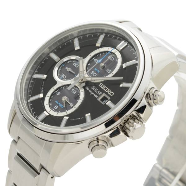 Seiko Men's SSC267P1 Solar-Power Stainless Steel Bracelet Watch