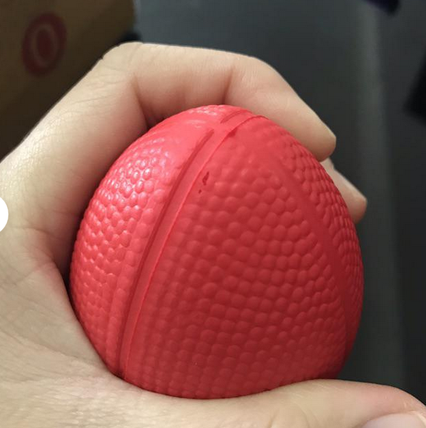 พร้อมส่ง**บอลบริหารมือลูกรักบี้ ลูกบอลฝึกมือ Soft Ball