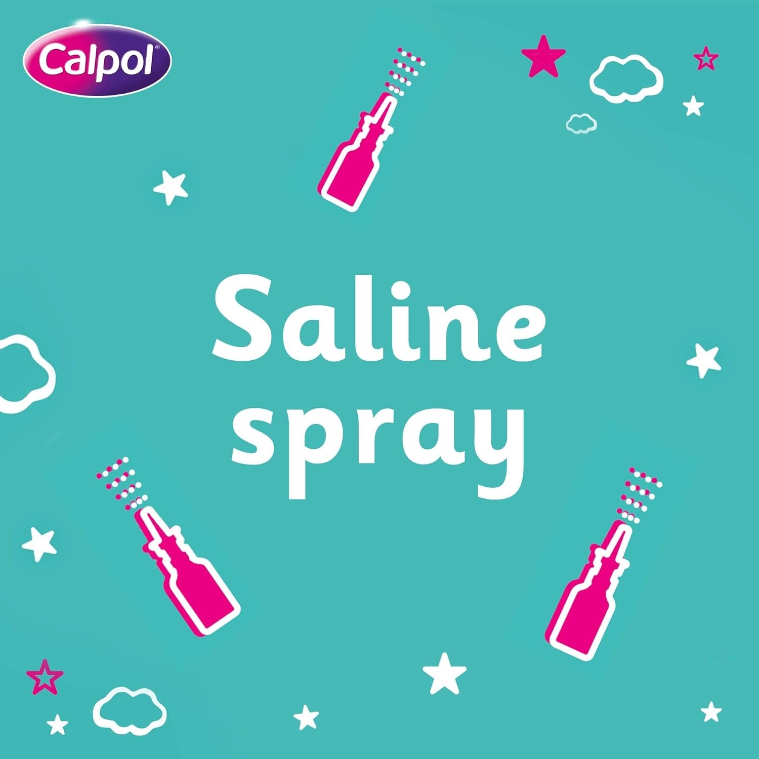 น้ำเกลือพ่นจมูกชนิดสเปรย์ Calpol Blocked Nose Saline Spray