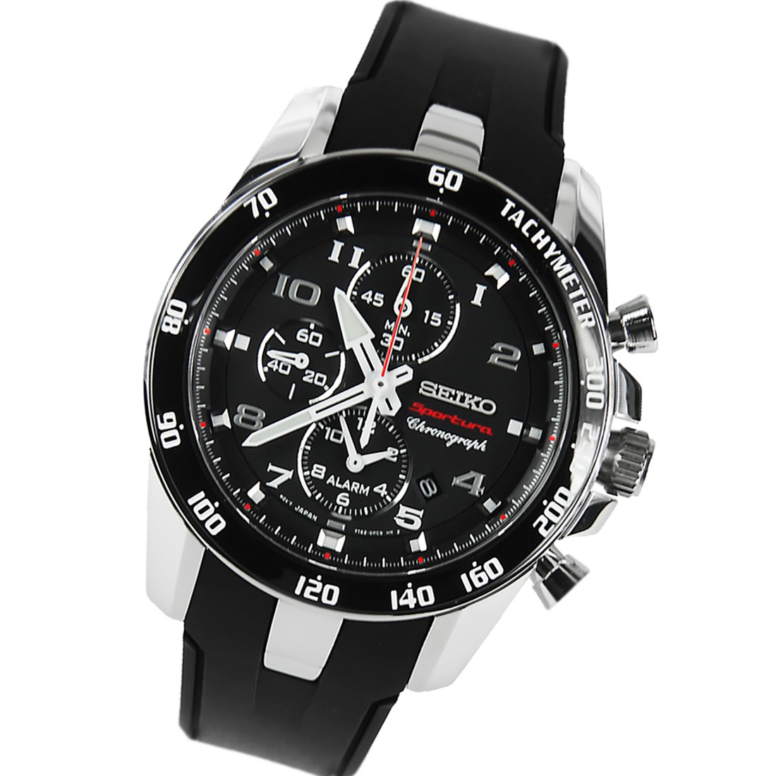 Seiko Men's SNAE87 "Sportura Classic" Stainless Steel Watch