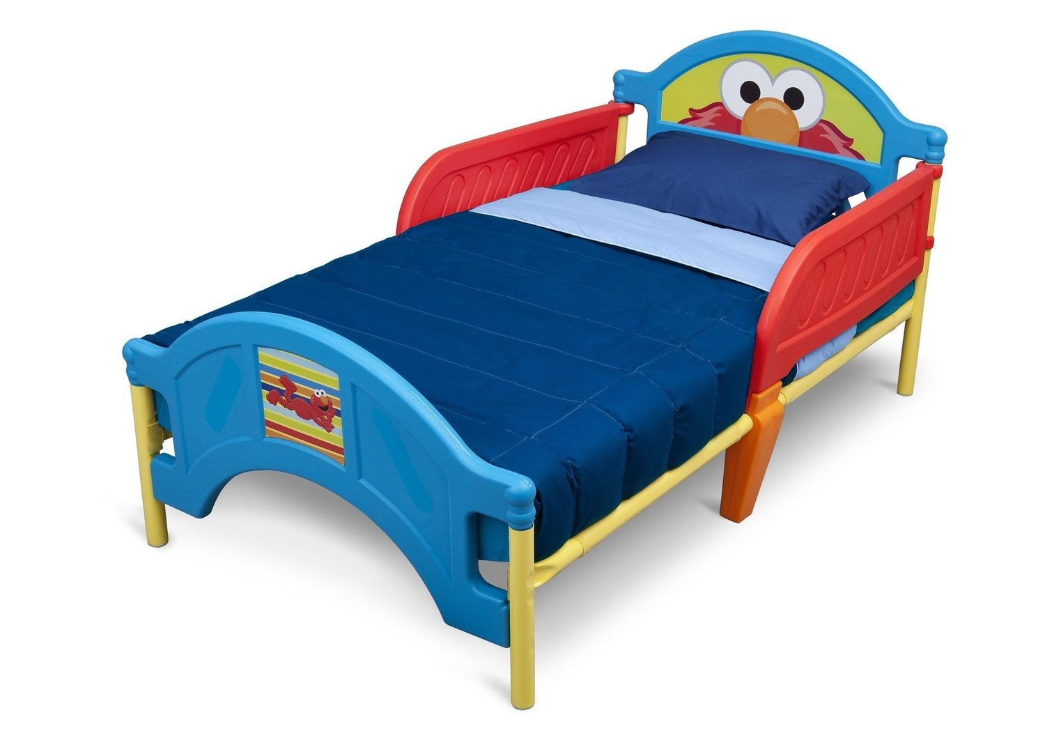 เตียงนอนสำหรับเด็กเล็ก Delta Children Sesame Street Plastic Toddler Bed