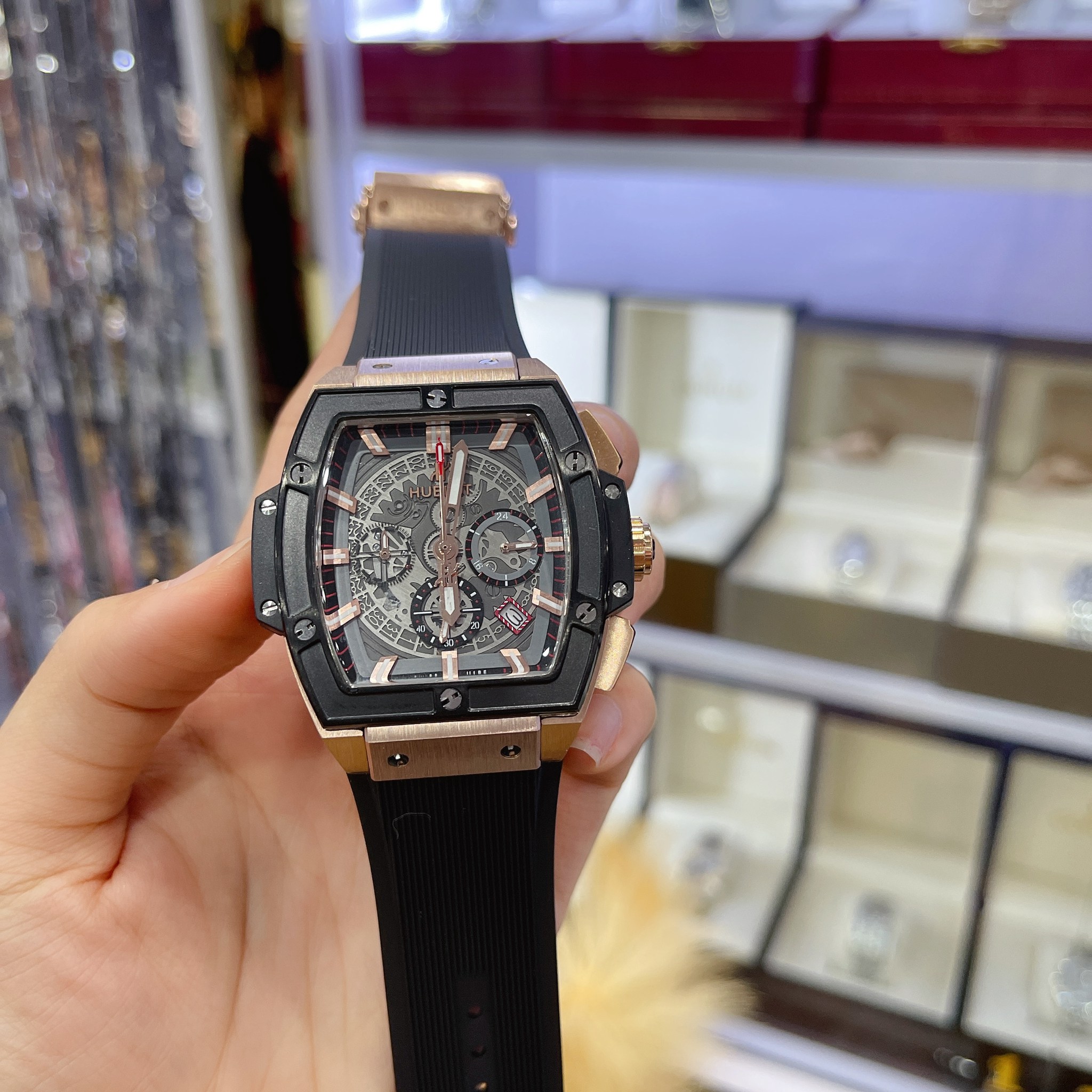 นาฬิกา Hublot MP-06 Aryton Senna Champion 88 black Pink