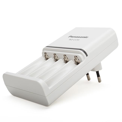 เครื่องชาร์จ Panasonic Eneloop AA, AAA รุ่น K-KJ55MCC40T Quick Charge 1.5hrs แยกชาร์จอิสระพร้อมแบตเตอรี่ชาร์จ AA 1.2V 1900mAh จำนวน 4ก้อน