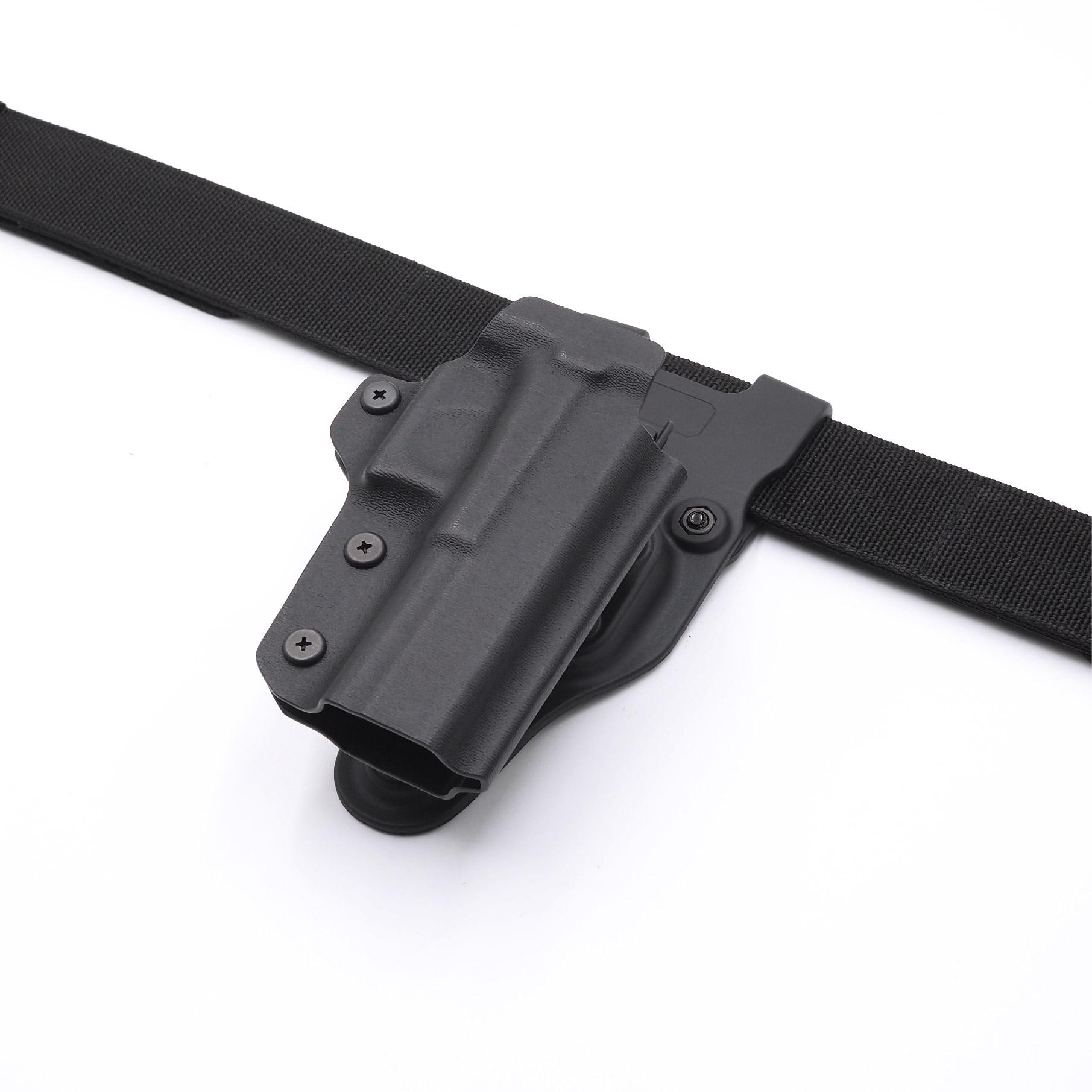 🇹🇭⫸ ซองพกนอกปลดนิ้วโป้ง KYDEX Glock 19/17/22/23/31/44/45 + เพลทต่ำ Warriorland