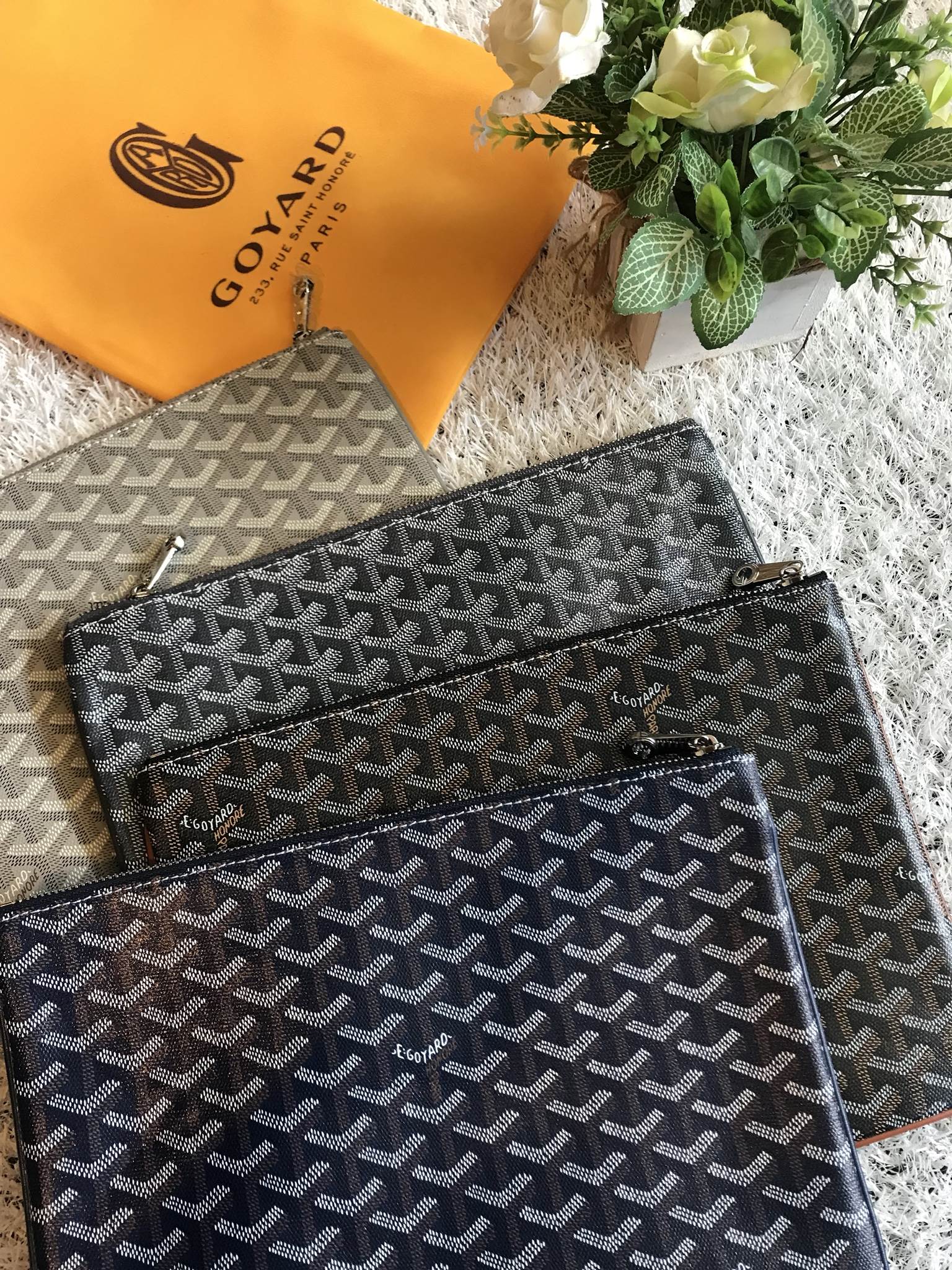 กระเป๋า goya Clutch 12 นิ้วมีหลายสี