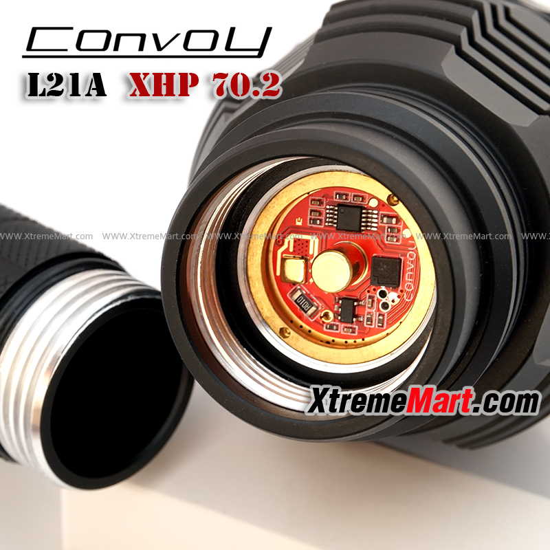 ไฟฉาย Convoy L21A หลอด XHP70.2 สว่าง 4300ลูเมนส์ แสงพุ่งไกล+กว้าง