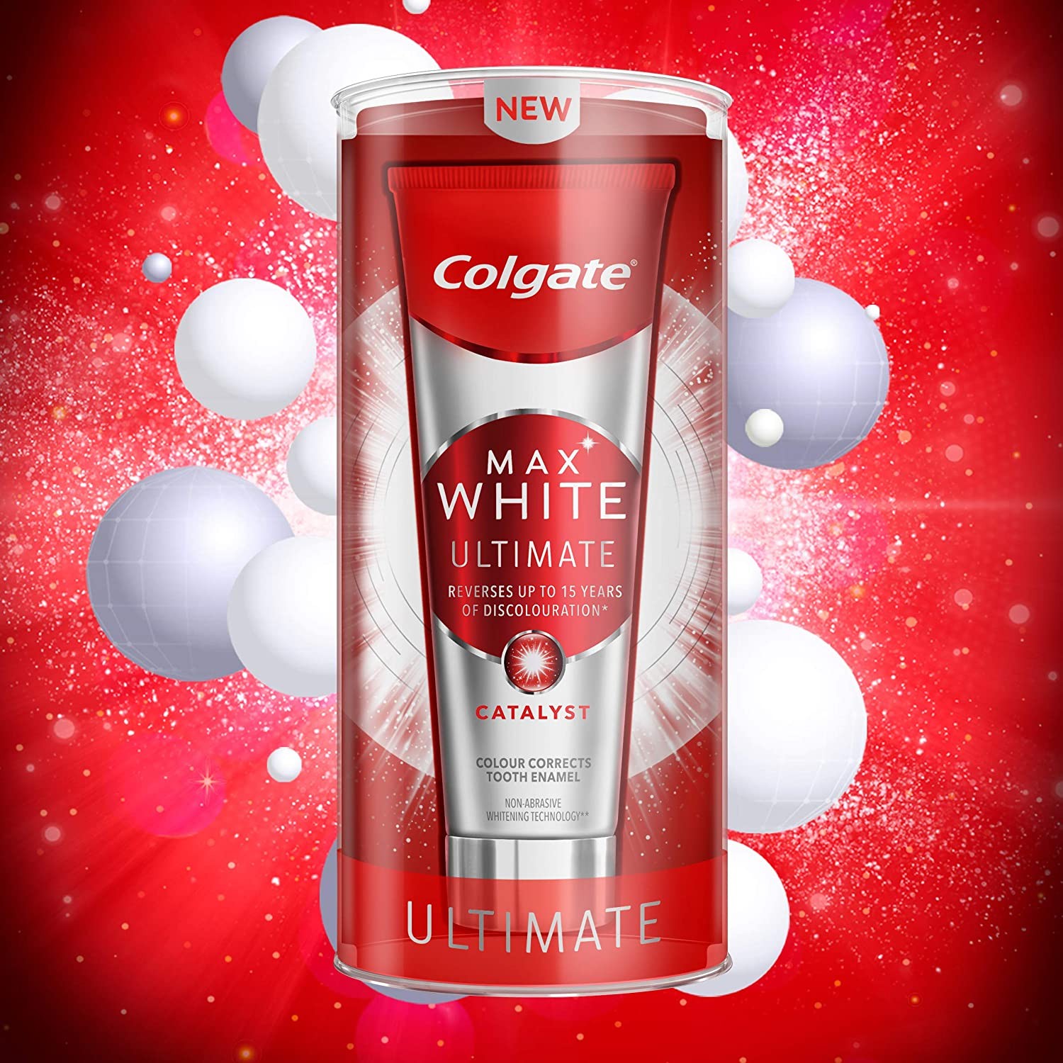 ยาสีฟันสูตรไวท์เทนนิ่ง Colgate Max White Ultimate CATALYST Whitening Toothpaste