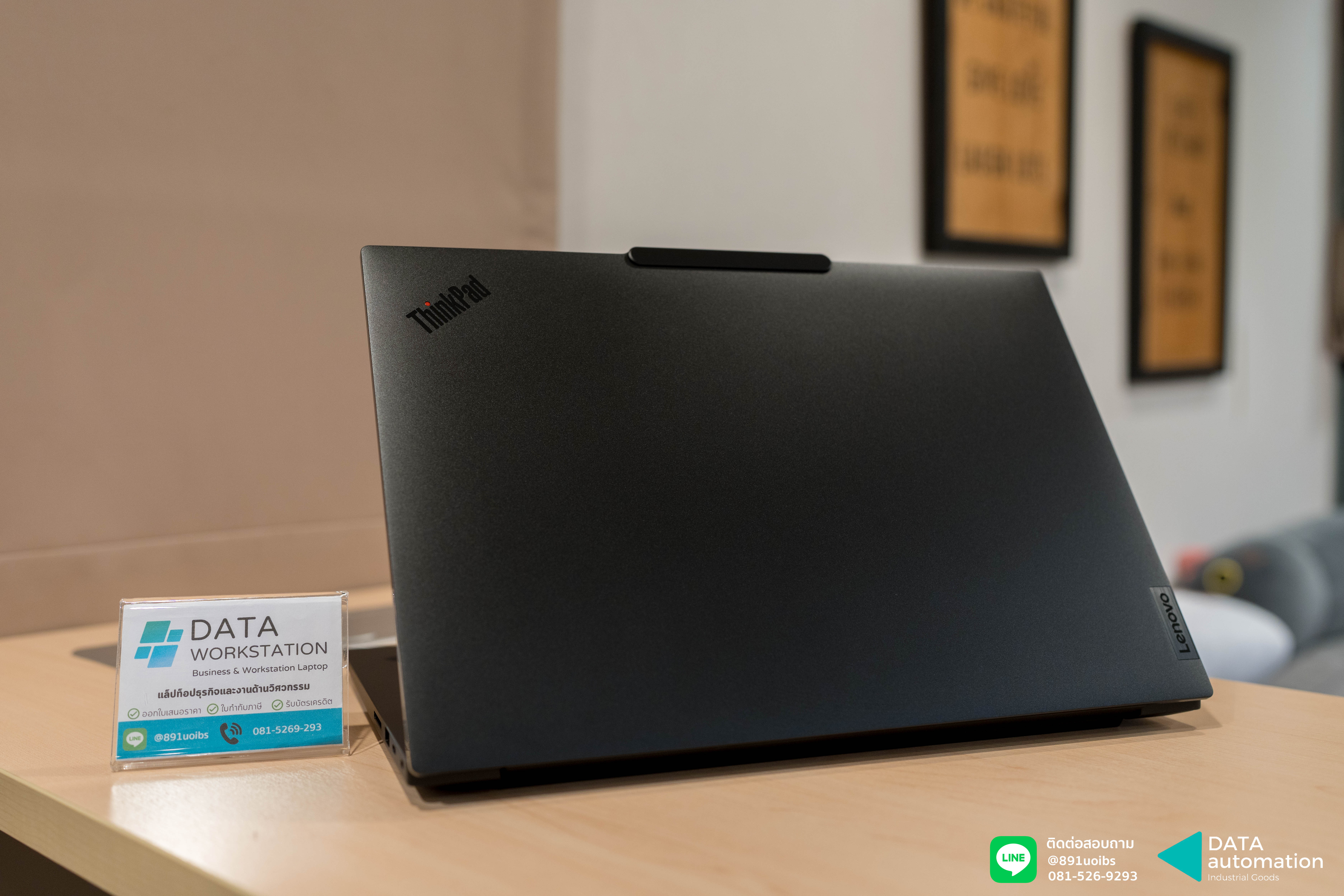 Workstation ThinkPad P1 Gen 7 CPU Ultra 7 155H/Ram32/SSD 1TB/RTX 2000 Ada 8GB/16" FHD+ IPS *สินค้ามือหนึ่งครบกล่อง(ทักแชทก่อนสั่งซื้อ)