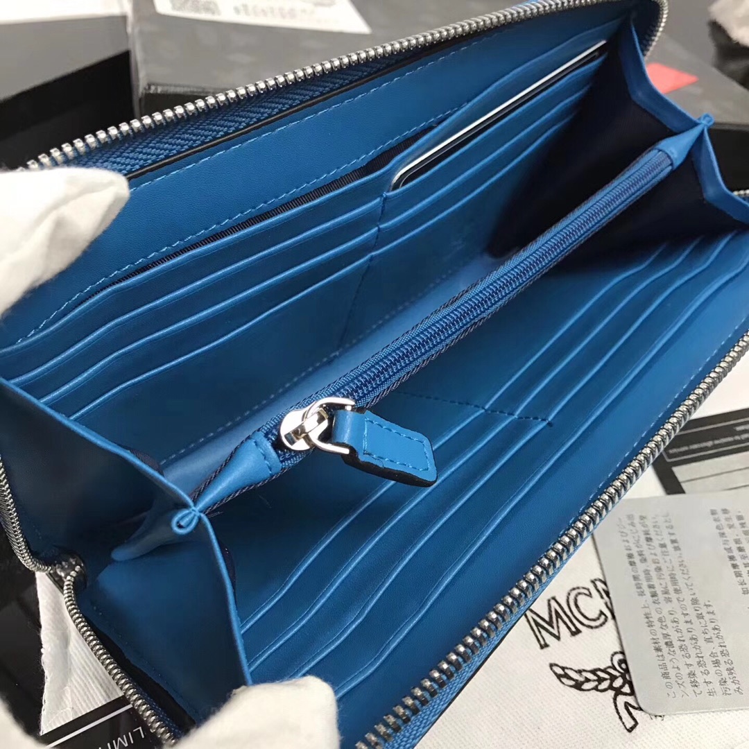 กระเป๋าสตางค์ mcm rabbit zippy wallet ใบยาว ซิปรอบ