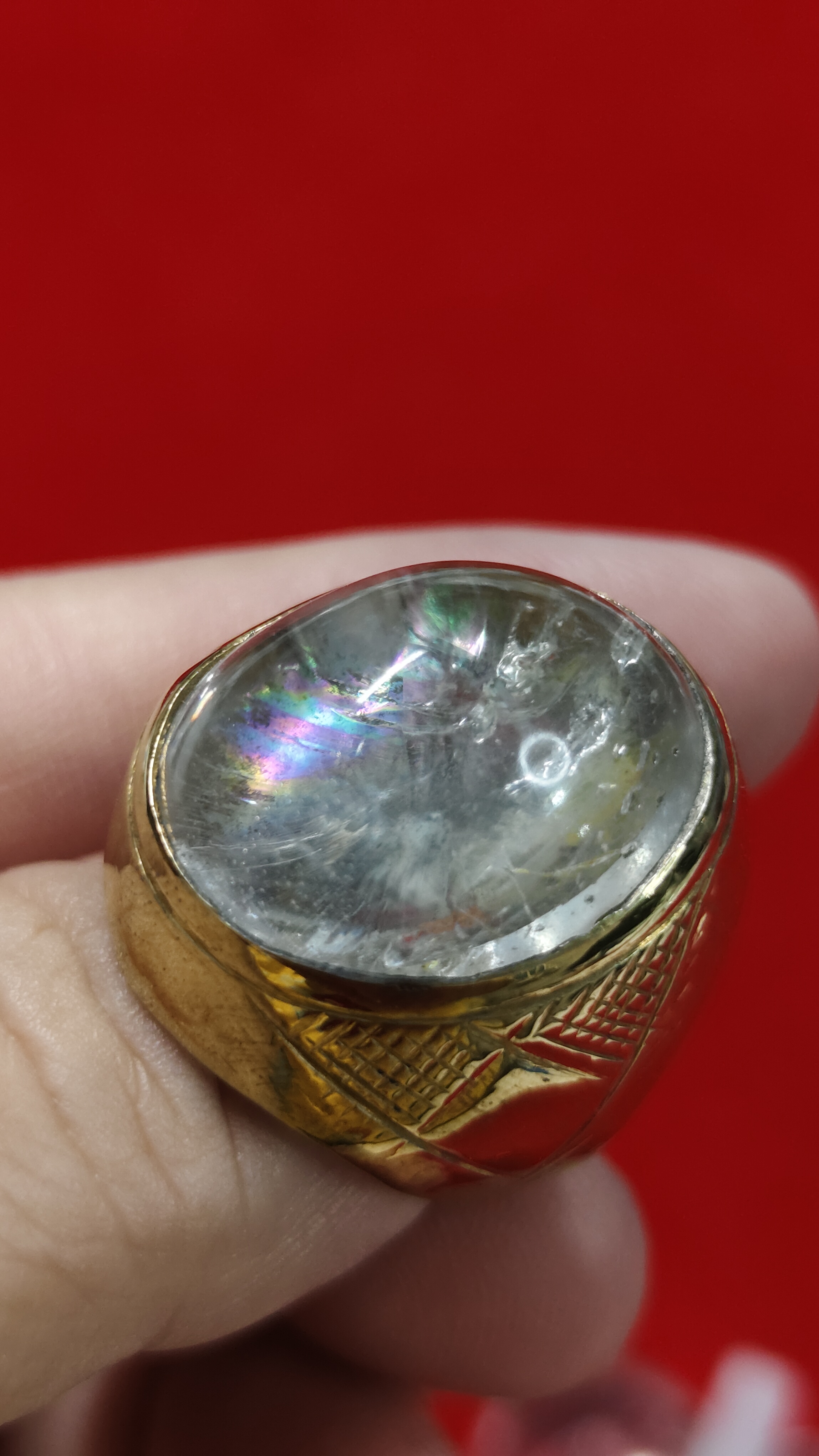 #แหวนแก้วโป่งข่าม รหัสR-0074