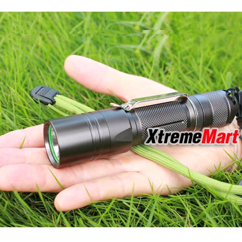 ไฟฉาย SupFire A6 high power rechargeable tactical handle led flashlight (BLACK)