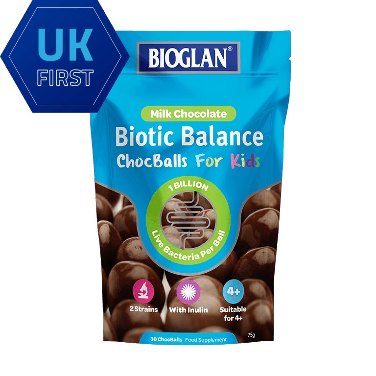 โพรไบโอติกสำหรับเด็ก BIOGLAN Biotic Balance ChocBalls for Kids