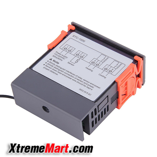 เครื่องควบคุมอุณหภูมิ STC-1000 Temperature Controller Thermostat Aquarium STC1000 Incubator Cold