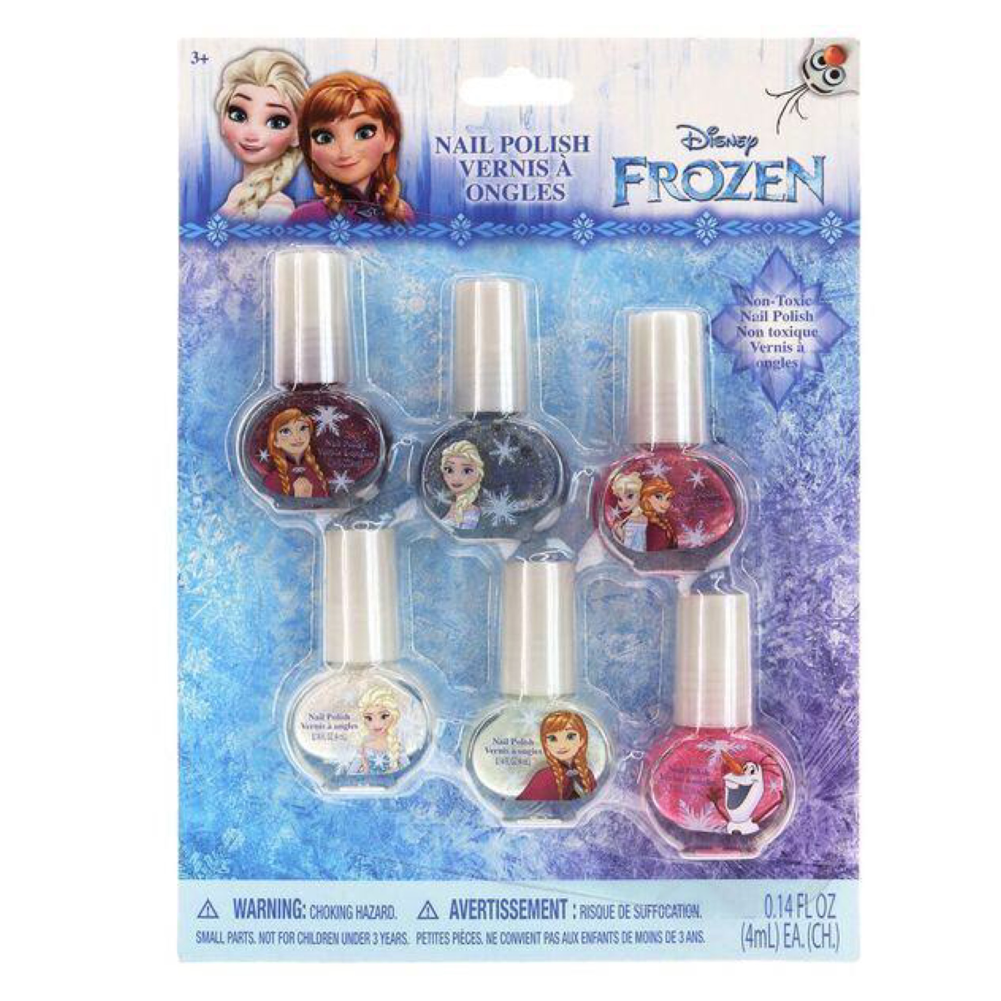 ชุดยาทาเล็บปลอดสารพิษสำหรับเด็ก TownleyGirl 6-Pack Nail Polish Set (Frozen)
