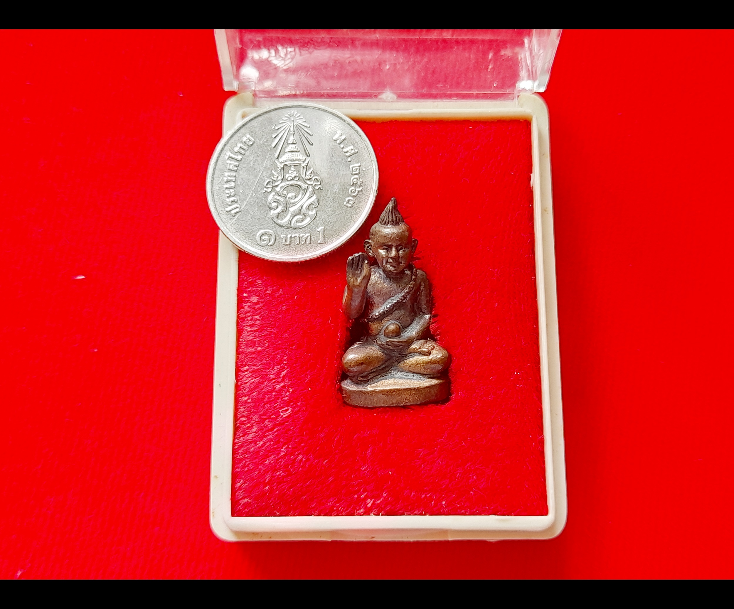 กุมารทองเทพ กวัก คาดสร้อยสังวาน ถือแก้วสารพัดนึก เนื้อโลหะ ฐานอุดบรรจุพรายกุมารหลวงปู่ทิม รุ่นแรก (ฐานตอกโค็ด) ปี2540 #รับประกันแท้และทัน - หลวงพ่อยงยุทธ วัดเขาไม้แดง #รับประกันแท้และทัน