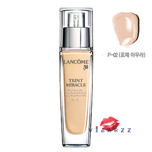 (ลด 60% Tester ตัวเต็ม No box สี P-02 สำหรับกลาง อมชมพู) Lancome Teint Miracle Natural Light Creator Bare Skin Perfection SPF15 รองพื้นสูตรฟลูอิดสูตรผสมพิเศษเพื่อเสริมความชุ่มชื้นและคงความกระจ่างใสได้ยาวนาน พร้อมเพิ่มความเปล่งปลั่งสว่างใสให้กับผิว