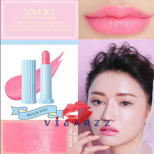 (# Luck You) 3CE Love 3CE Velvet Lipstick 3.5g ลิปสติกรุ่นใหม่ล่าสุด แพคเกจน่ารัก สีสวยสดใส