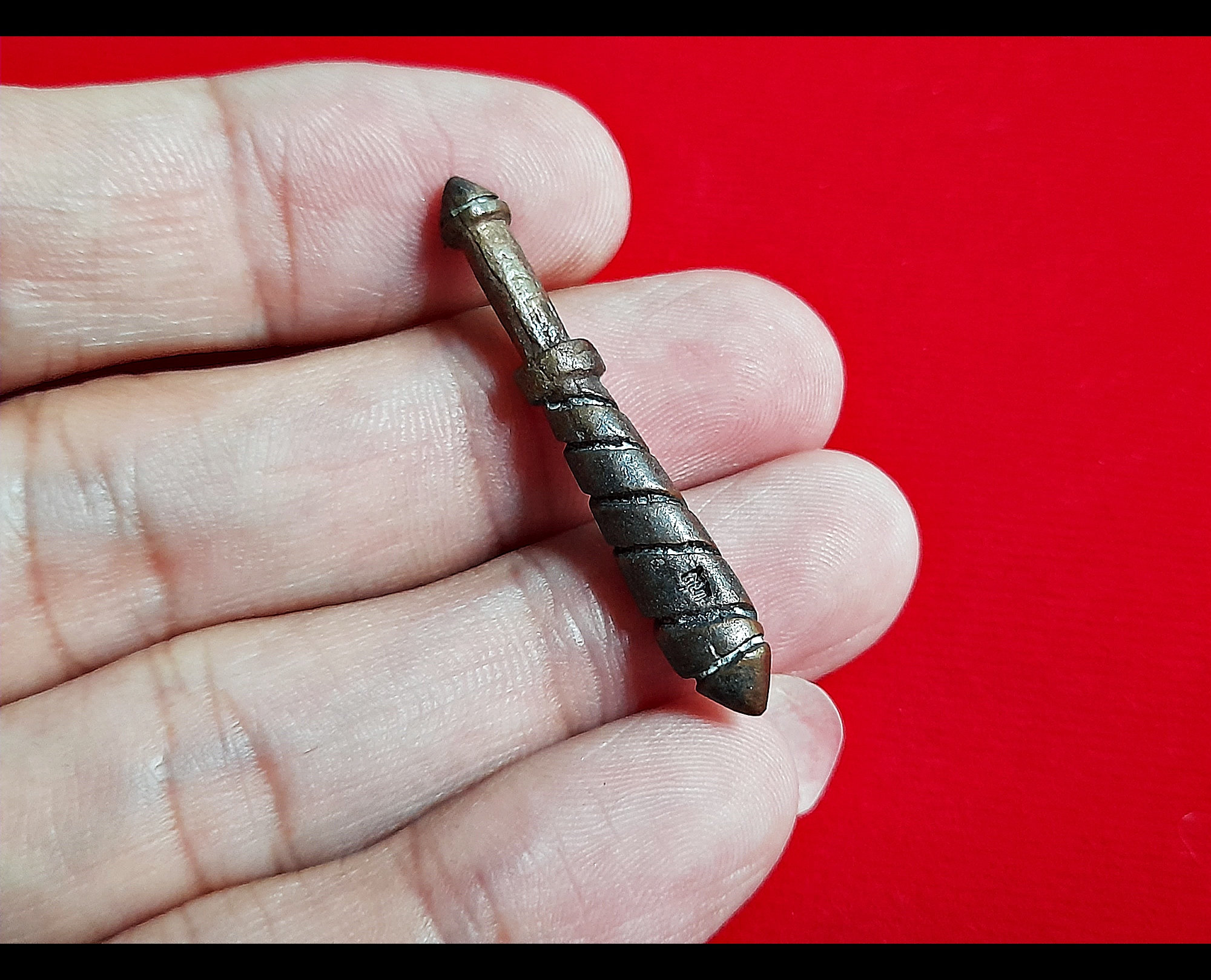 กระบอง อาวุธของ ท้าวเวสสุวรรณ (ขนาดพกพา) ปี2560 (ตอกโค็ด เก่ง) #รับประกันแท้ - หลวงพี่เก่ง วัดท่าเสา