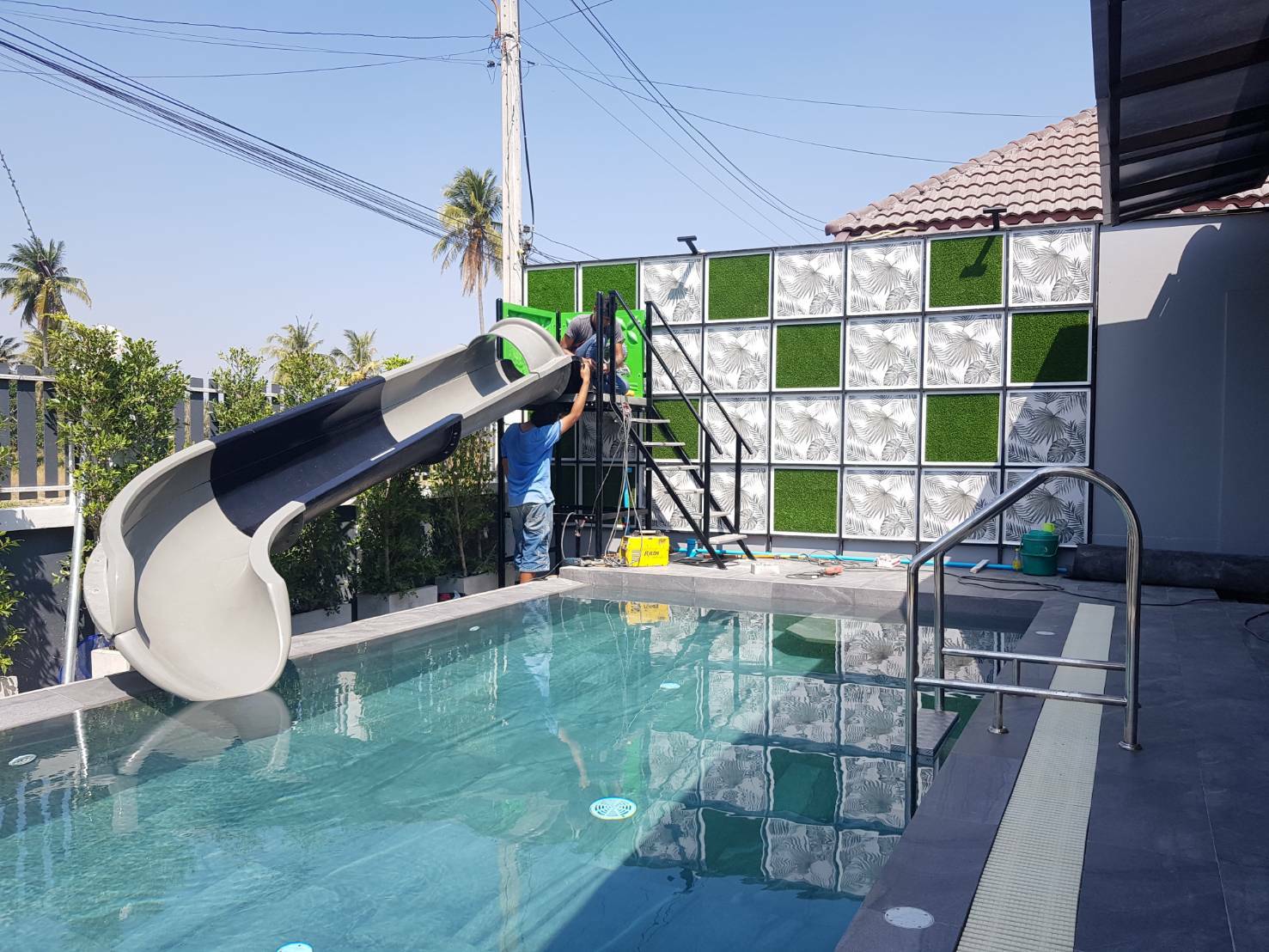 ขายชุดสไลเดอร์เล็ก สไลเดอร์สำเร็จรูป สไลเดอร์พร้อมใช้งาน สไลเดอร์ไฟเบอร์กลาส