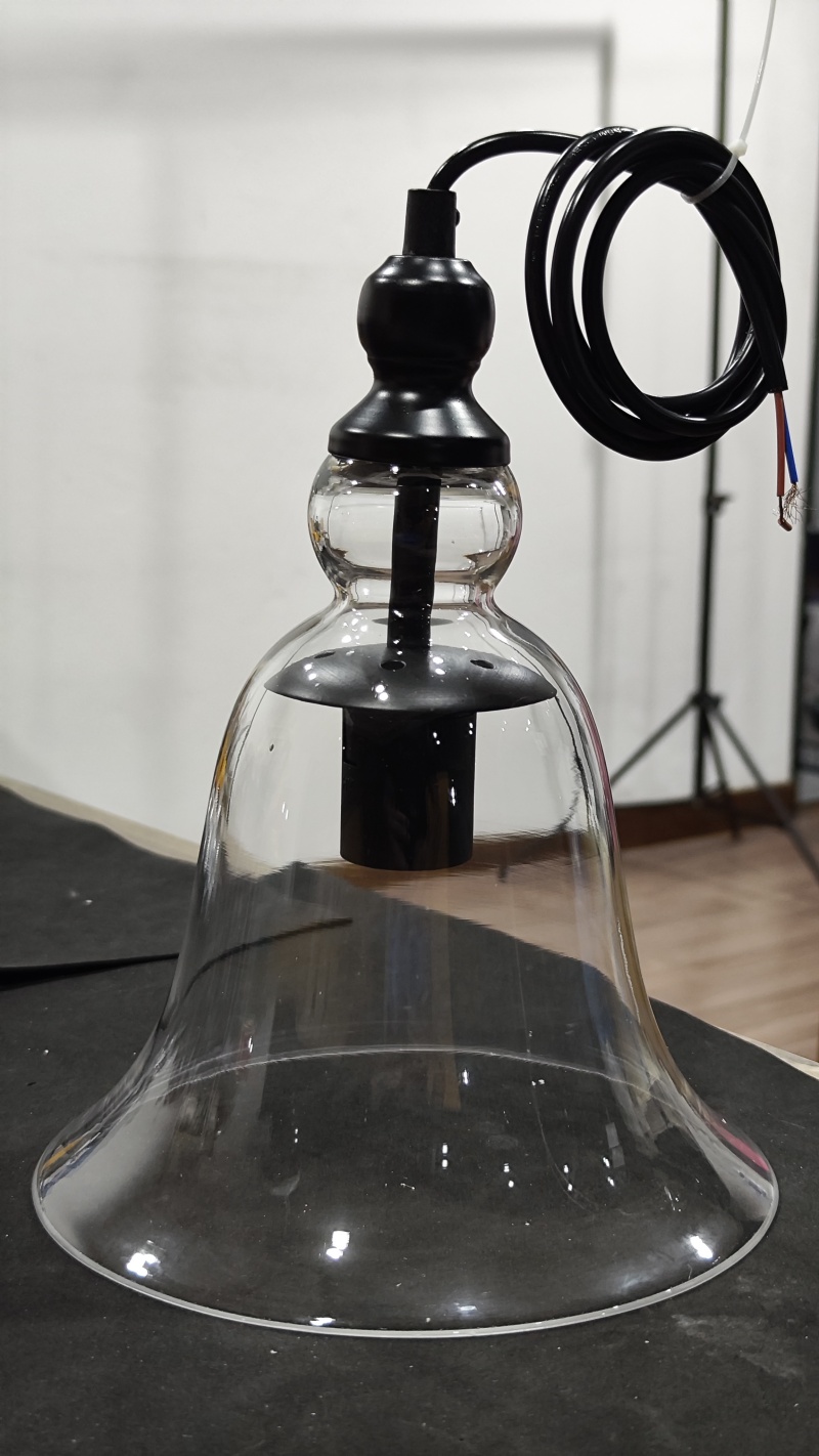 โคมไฟแขวนเพดานแก้วทรงกระดิ่ง [GLS-8001]