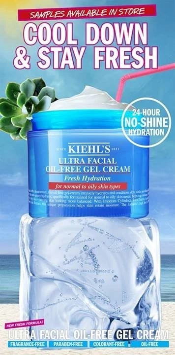 (Tester) Kiehl's Ultra Facial Oil-Free Gel Cream 7mL เจลลดความมันสูตรพิเศษสำหรับผิวหน้า ซึมซาบอย่างรวดเร็ว เพิ่มความชุ่มชื่นและปรับความสมดุลของผิว
